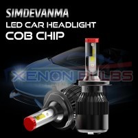 H1 H4 H11 9012 HB3 HB4 K1 CSP Chip LED Headlight Bulbs Canbus Error Fr..